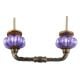 Neon Purple Ceramic Melon Cut Bridge Handle Online